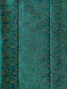 Peacock Green Soft Silk Saree with Floral and Leaf Design on the Body and without Border