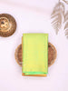 Yellow Pure Kanchipuram Bridal Silk Saree with Zari Butta on the body and Contrast Zari Border - Diadem