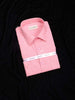 Light Pink Cotton Plain Formal Shirt - Diadem
