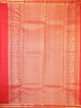 Red Pure Kanchipuram Bridal Silk Saree with Chakra and Peacock Motif on the Body with Zari Border - Diadem