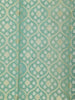 Light Green Art Silk Saree with Geometric Design on the Body with Paisley Designed Border - Diadem
