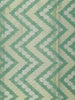 Light Green Art Silk Saree with Chevron Design on the Body with Zari Border