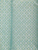 Teal Blue Art Silk Saree with Checks Design on the Body with Designed Zari Border