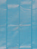 Sky Blue Art Silk Saree with Neli Stripes Pattern on the Body with Designed Border