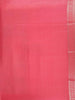 Green Semi Tussar Silk Saree with Floral Design on the Body with Border