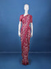 Pink Floral Printed Georgette Saree with Matching Blouse