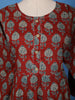 Maroon Floral Printed Cotton Salwar Suit - Diadem
