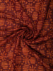 Red Abstract Designed Cotton Fancy Saree