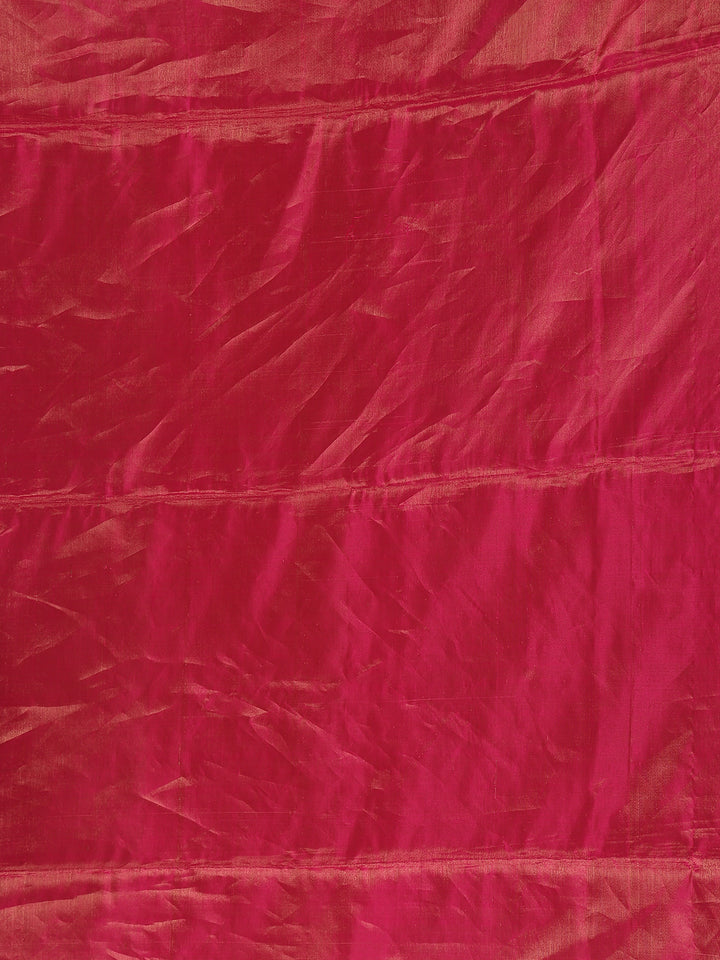 Grey Solid Woven Pure Kanchipuram Silk Saree - Diadem
