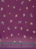 Lavender Floral Design Printed Kota Cotton Saree - Diadem