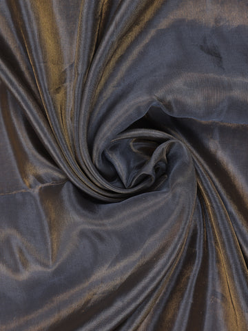 Grey Solid Woven Pure Kanchipuram Silk Saree - Diadem