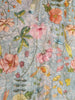 Light Blue Banarasi Saree with Floral Design on the Body with Designed Border - Diadem