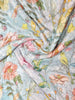 Light Blue Banarasi Saree with Floral Design on the Body with Designed Border - Diadem