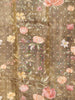 Brown Banarasi Saree with Floral Design on the Body with Designed Border - Diadem
