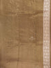 Brown Banarasi Saree with Floral Design on the Body with Designed Border - Diadem
