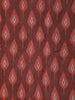 Maroon Art Silk Saree with Peacock Feather Design on the Body with Designed Border - Diadem