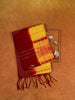 Multicolor Cotton Saree with Stripes and Geometric Design on the Body and Without border - Diadem
