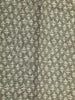 Olive Green Chanderi Silk Saree with Small Floral Design on the Body with Contrast Border