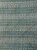 Peacock Blue Semi Tussar Silk Saree with Rural Motif on the Body with Designed Lace Border