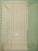 Green Art Silk Saree with Floral Grid Design on the Body with Designed Border - Diadem