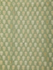 Green Art Silk Saree with Flower Grid Design on the Body with Zari Border