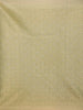 Green Art Silk Saree with Flower Grid Design on the Body with Zari Border