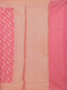 Onion Pink Art Silk Saree with Diamond Design on the Body with Designed Border