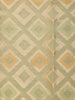Olive Green  Art Silk Saree with Diamond Design on the Body with Designed Border