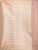Pink Art Silk Saree with Flower Plant Design on the Body with Matching Zari Border
