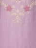Lavender Floral Embroidered Silk Cotton Salwar Suit