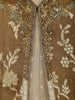 Brown Floral Designed Banarasi Sharara Salwar Suit