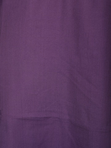 Purple Solid Casual Cotton Kurti - Diadem
