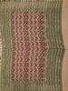 Beige Floral Designed Cotton Fancy Saree