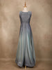 Grey Ombre Glitter Bridesmaid Gown - Diadem