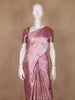 Pink Floral Design Semi Tissue Saree - Diadem