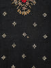 Black  Floral Designed Silk Salwar Suit