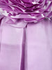 Lavender Oversized Floral Satin Kids Gown