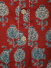 Maroon Floral Printed Cotton Salwar Suit - Diadem