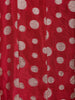 Cherry Red Sequins Embellished Banarasi Salwar Suit - Diadem