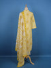 Light Yellow Floral Printed Cotton Salwar Suit