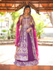 Rich Burgundy Floral Sequins and Zardozi Embroidered Design Net Mastani Lehenga with Dupatta