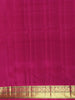 Dark Purple Floral Woven Pure Kanchipuram Silk Saree - Diadem
