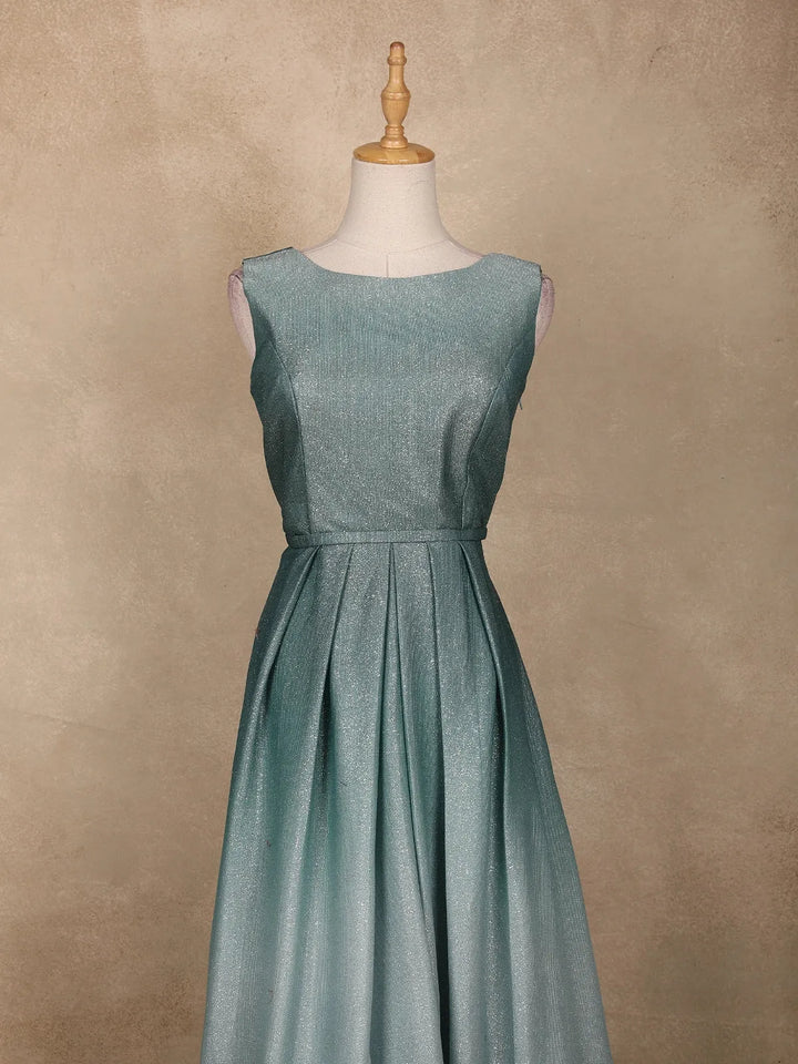 Green Ombre Glitter Bridesmaid Gown - Diadem