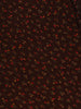 Dark Brown Floral Printed Georgette Saree With Matching Blouse - Diadem