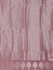 Lavender Floral Design Semi Tissue Saree - Diadem