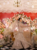Champagne Beige Heavy Sequins and Mirror Embroidered Design Net Bridal Lehenga with Designer Dupatta