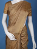 Antique Brown Striped Design Woven Silk Saree - Diadem