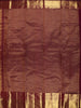 Antique Copper Maroon Geometric Zari Woven Design Pure Kanchipuram Silk Bridal Wear Saree with Matching Grand Gold Zari Border