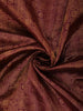 Antique Copper Maroon Geometric Zari Woven Design Pure Kanchipuram Silk Bridal Wear Saree with Matching Grand Gold Zari Border