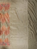 Antique Geometric Floral Vine Zari Woven Design Pure Tussar Saree with Thread Work Border